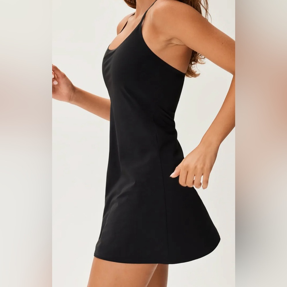 black outdoor voices dress